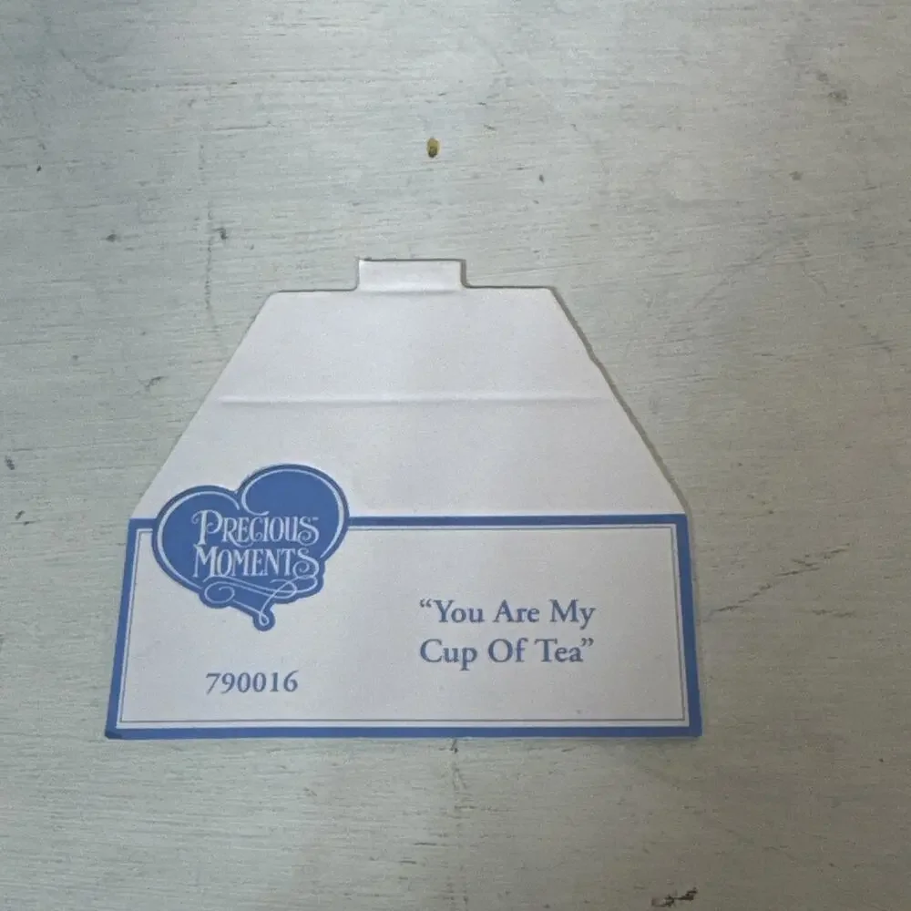 Disney Parks Precious Moments “You Are My Cup Of Tea” Figurine Mad Tea Cups Ride